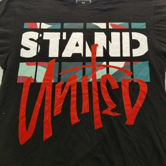 SEAN JOHN -STAND UNITED Men's T-Shirt Color BLACK   MEDIUM - Picture 1 of 6